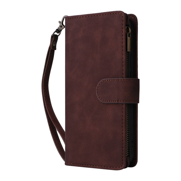 For Google Pixel 9 Multifunctional Multi-Card Wallet Phone Leather Case(Coffee)