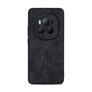 For Honor Magic6 Pro AZNS 3D Embossed Skin Feel Phone Case(Black)