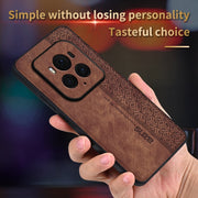 For Honor Magic6 Ultimate AZNS 3D Embossed Skin Feel Phone Case(Black)