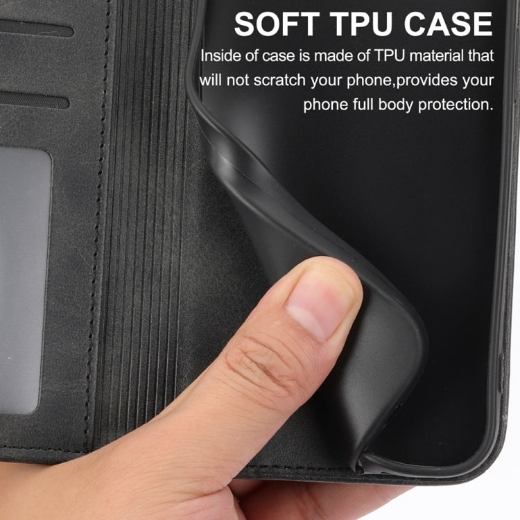 For Google Pixel 9 Cubic Grid Calf Texture Magnetic Leather Phone Case(Black)