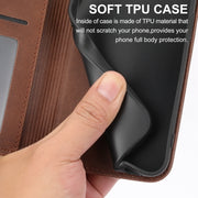 For Google Pixel 9 Cubic Grid Calf Texture Magnetic Leather Phone Case(Brown)