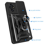 For Honor 200 Sliding Camera Cover Design TPU+PC Phone Case(Black)