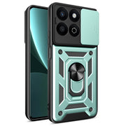 For Honor 200 Smart Sliding Camera Cover Design TPU+PC Phone Case(Green)
