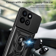 For Honor 200 Smart Sliding Camera Cover Design TPU+PC Phone Case(Green)