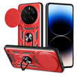 For Honor Magic7 Pro Sliding Camera Cover Design TPU+PC Phone Case(Red) - free shipping - PMC TechLife - Order now!