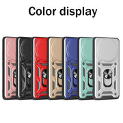 For Honor Magic7 Pro Sliding Camera Cover Design TPU+PC Phone Case(Red)