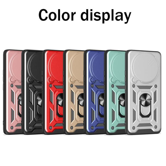 For Honor Magic7 Pro Sliding Camera Cover Design TPU+PC Phone Case(Green)