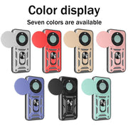 For Honor X9c Smart Sliding Camera Cover Design TPU+PC Phone Case(Green)