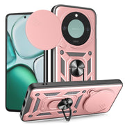 For Honor X9c Smart Sliding Camera Cover Design TPU+PC Phone Case(Rose Gold)