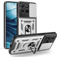 For Honor X5b Plus Sliding Camera Cover Design TPU+PC Phone Case(Silver) - free shipping - PMC TechLife - Order now!