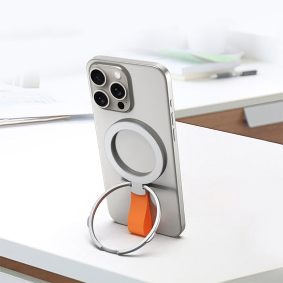 MagSafe Magnetic Pivot Stand Phone Ring Holder(Black)