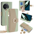 For OnePlus 11 Crossbody Litchi Texture Leather Phone Case(Green) - OnePlus Cases by PMC TechLife | Online Shopping South Africa | PMC TechLife | Buy Now Pay Later Mobicred