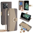 For OnePlus 10T Crossbody Litchi Texture Leather Phone Case(Grey) - OnePlus Cases by PMC TechLife | Online Shopping South Africa | PMC TechLife | Buy Now Pay Later Mobicred