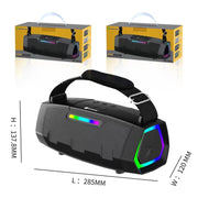 NewRixing NR2033 Portable TWS Wireless Bluetooth Speaker(Black)