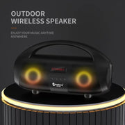 NewRixing NR2055 Wireless Portable TWS Bluetooth Speaker with Microphone(Blue)