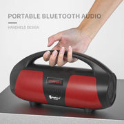 NewRixing NR2055 Wireless Portable TWS Bluetooth Speaker with Microphone(Blue)