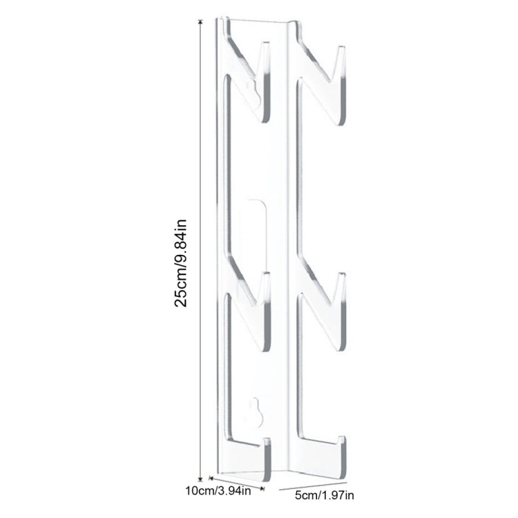 2pcs YX072 Acrylic Game Controller and Headphone Wall Mount
