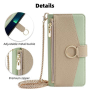 For Sharp Aquos R9 Crossbody Litchi Texture Leather Phone Case(Green)