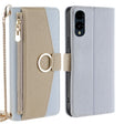 For Fujitsu Arrows We2 Crossbody Litchi Texture Leather Phone Case(Blue) - More Brand by PMC TechLife | Online Shopping South Africa | PMC TechLife | Buy Now Pay Later Mobicred