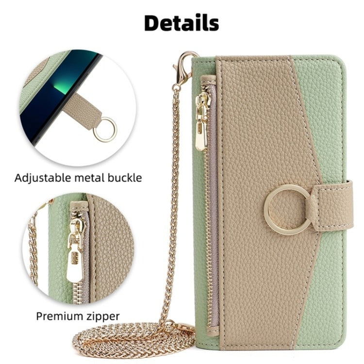 For Google Pixel 7 Pro Crossbody Litchi Texture Leather Phone Case(Green)