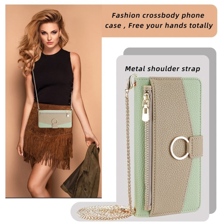 For Google Pixel 7 Pro Crossbody Litchi Texture Leather Phone Case(Green)
