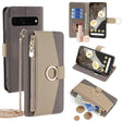 For Google Pixel 7 Pro Crossbody Litchi Texture Leather Phone Case(Grey) - Google Cases by PMC TechLife | Online Shopping South Africa | PMC TechLife | Buy Now Pay Later Mobicred