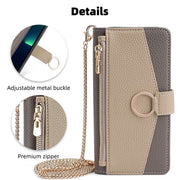 For Google Pixel 8a Crossbody Litchi Texture Leather Phone Case(Grey)