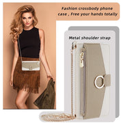 For Google Pixel 8a Crossbody Litchi Texture Leather Phone Case(White)