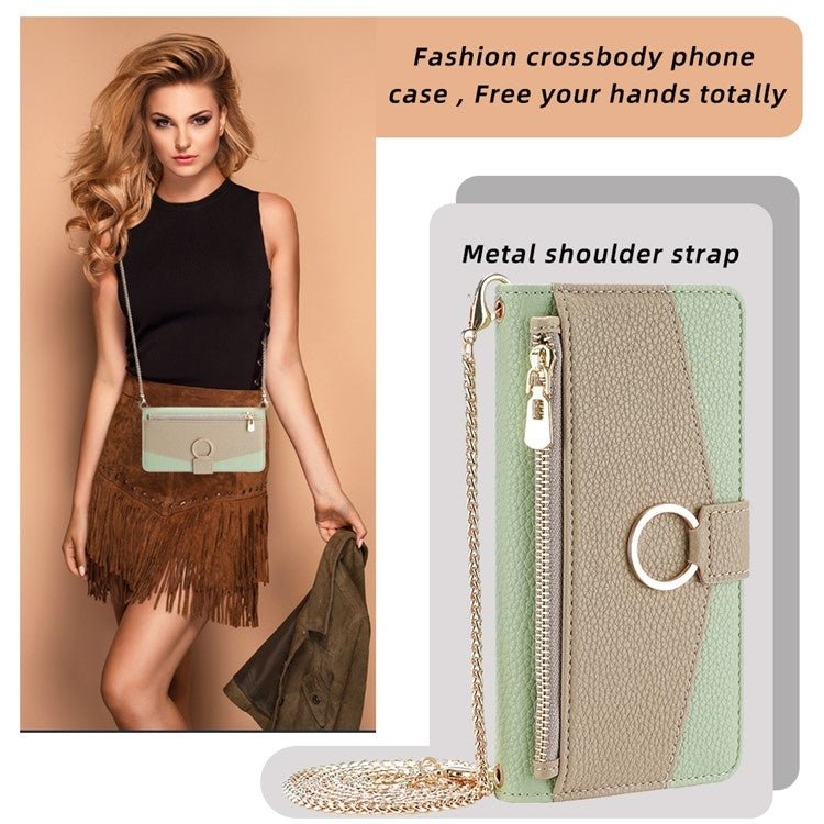 For Google Pixel 9 Crossbody Litchi Texture Leather Phone Case(Green)