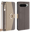 For Google Pixel 9 Pro XL Crossbody Litchi Texture Leather Phone Case(Grey) - Google Cases by PMC TechLife | Online Shopping South Africa | PMC TechLife | Buy Now Pay Later Mobicred