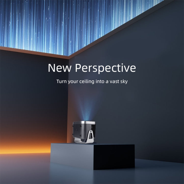 A003 150 Lumens 1280x720P 360 Degree Rotating LED Mini Android Projector, Specification:AU Plug