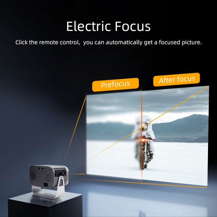 A003 150 Lumens 1280x720P 360 Degree Rotating LED Mini Android Projector, Specification:AU Plug