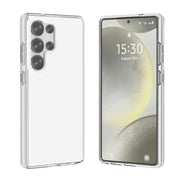 For Samsung Galaxy S25 Ultra 5G Shockproof Terminator Glitter Powder Phone Case(Transparent)