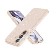 For Samsung Galaxy S25+ 5G Shockproof Terminator Glitter Powder Phone Case(Gold)