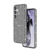 For Samsung Galaxy S25 5G Shockproof Terminator Glitter Powder Phone Case(Black)