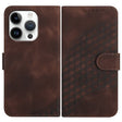 For iPhone 16 Pro YX0060 Elephant Head Embossed Phone Leather Case with Lanyard(Coffee) - iPhone 16 Pro Cases by PMC TechLife | Online Shopping South Africa | PMC TechLife | Buy Now Pay Later Mobicred