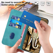 For iPhone 17 YX0060 Elephant Head Embossed Phone Leather Case with Lanyard(Light Blue)