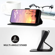 For iPhone 17 Pro Max YX0060 Elephant Head Embossed Phone Leather Case with Lanyard(Black)