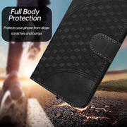 For iPhone 17 Pro Max YX0060 Elephant Head Embossed Phone Leather Case with Lanyard(Black)
