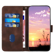 For iPhone 17 Pro Max YX0060 Elephant Head Embossed Phone Leather Case with Lanyard(Coffee)