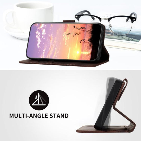 For iPhone 17 Pro Max YX0060 Elephant Head Embossed Phone Leather Case with Lanyard(Coffee)