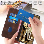 For iPhone 17 Pro Max YX0060 Elephant Head Embossed Phone Leather Case with Lanyard(Coffee)
