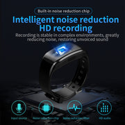 JNN D5 HD Noise Reduction Smart Recording Electronic Bracelet, Capacity:64GB