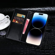 For Nothing Phone 2 idewei Crocodile Texture Leather Phone Case(Grey)