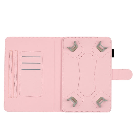 10 inch Dot Pattern Leather Tablet Case(White Colorful Dot)