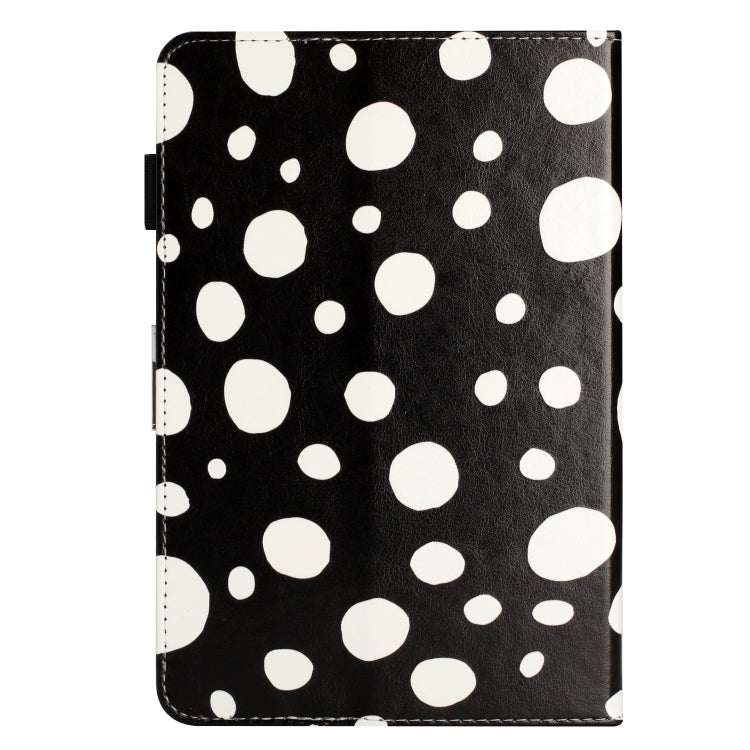 10 inch Dot Pattern Leather Tablet Case(Black White Dot)