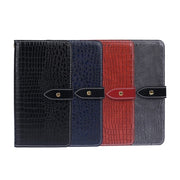 For iPhone 15 Pro Max idewei Crocodile Texture Leather Phone Case(Red)
