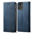 For Motorola Moto E14 Denim Texture Flip Leather Phone Case(Blue) - free shipping - PMC TechLife - Order now!