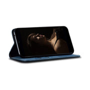For Motorola Moto E14 Denim Texture Flip Leather Phone Case(Blue)