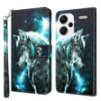 For Xiaomi Redmi Note 13 Pro+ 3D Painting Pattern Flip Leather Phone Case(Wolf) - Note 13 Pro+ Cases by PMC TechLife | Online Shopping South Africa | PMC TechLife | Buy Now Pay Later Mobicred